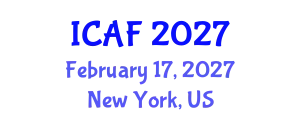 International Conference on Accounting and Finance (ICAF) February 17, 2027 - New York, United States