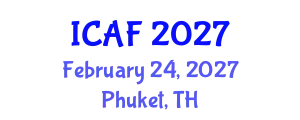 International Conference on Accounting and Finance (ICAF) February 24, 2027 - Phuket, Thailand