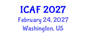 International Conference on Accounting and Finance (ICAF) February 24, 2027 - Washington, United States