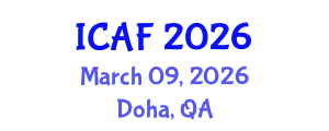 International Conference on Accounting and Finance (ICAF) March 09, 2026 - Doha, Qatar