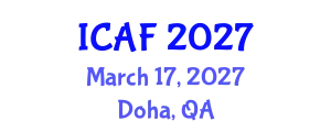 International Conference on Accounting and Finance (ICAF) March 17, 2027 - Doha, Qatar