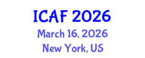International Conference on Accounting and Finance (ICAF) March 16, 2026 - New York, United States