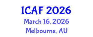 International Conference on Accounting and Finance (ICAF) March 16, 2026 - Melbourne, Australia