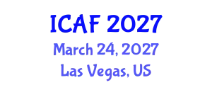 International Conference on Accounting and Finance (ICAF) March 24, 2027 - Las Vegas, United States