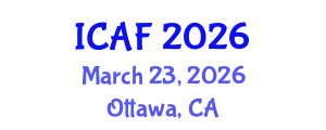 International Conference on Accounting and Finance (ICAF) March 23, 2026 - Ottawa, Canada
