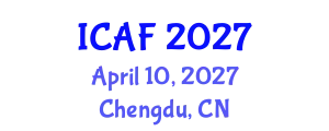International Conference on Accounting and Finance (ICAF) April 10, 2027 - Chengdu, China