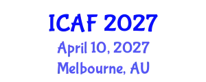 International Conference on Accounting and Finance (ICAF) April 10, 2027 - Melbourne, Australia