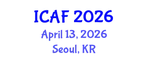 International Conference on Accounting and Finance (ICAF) April 13, 2026 - Seoul, Republic of Korea