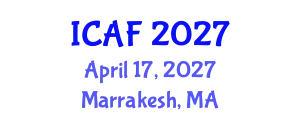 International Conference on Accounting and Finance (ICAF) April 17, 2027 - Marrakesh, Morocco