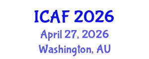 International Conference on Accounting and Finance (ICAF) April 27, 2026 - Washington, Australia