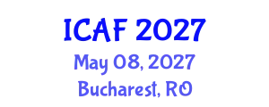 International Conference on Accounting and Finance (ICAF) May 08, 2027 - Bucharest, Romania