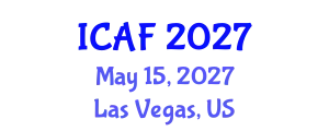 International Conference on Accounting and Finance (ICAF) May 15, 2027 - Las Vegas, United States