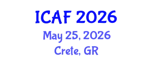 International Conference on Accounting and Finance (ICAF) May 25, 2026 - Crete, Greece