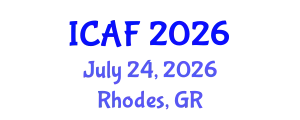 International Conference on Accounting and Finance (ICAF) July 24, 2026 - Rhodes, Greece