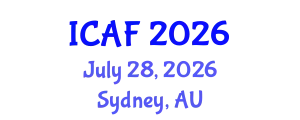 International Conference on Accounting and Finance (ICAF) July 28, 2026 - Sydney, Australia