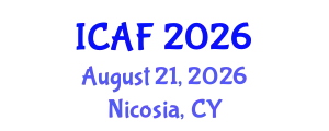 International Conference on Accounting and Finance (ICAF) August 21, 2026 - Nicosia, Cyprus