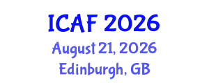 International Conference on Accounting and Finance (ICAF) August 21, 2026 - Edinburgh, United Kingdom