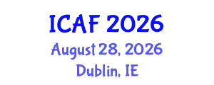 International Conference on Accounting and Finance (ICAF) August 28, 2026 - Dublin, Ireland