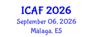 International Conference on Accounting and Finance (ICAF) September 06, 2026 - Málaga, Spain