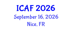 International Conference on Accounting and Finance (ICAF) September 16, 2026 - Nice, France