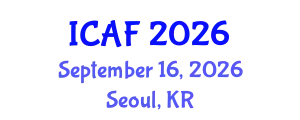 International Conference on Accounting and Finance (ICAF) September 16, 2026 - Seoul, Republic of Korea