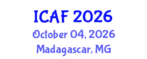 International Conference on Accounting and Finance (ICAF) October 04, 2026 - Madagascar, Madagascar