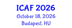 International Conference on Accounting and Finance (ICAF) October 18, 2026 - Budapest, Hungary
