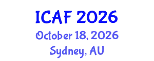 International Conference on Accounting and Finance (ICAF) October 18, 2026 - Sydney, Australia