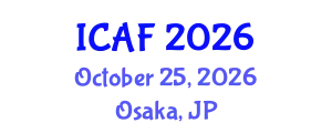 International Conference on Accounting and Finance (ICAF) October 25, 2026 - Osaka, Japan