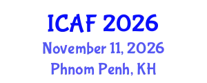 International Conference on Accounting and Finance (ICAF) November 11, 2026 - Phnom Penh, Cambodia
