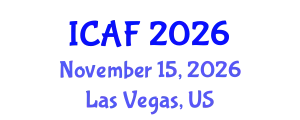 International Conference on Accounting and Finance (ICAF) November 15, 2026 - Las Vegas, United States