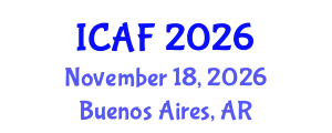 International Conference on Accounting and Finance (ICAF) November 18, 2026 - Buenos Aires, Argentina