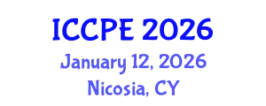 International Conference on Chemical and Pharmaceutical Engineering (ICCPE) January 12, 2026 - Nicosia, Cyprus
