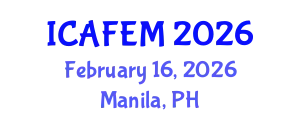 International Conference on Applied Financial Economics and Management (ICAFEM) February 16, 2026 - Manila, Philippines