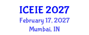 International Conference on Electronics and Information Engineering (ICEIE) February 17, 2027 - Mumbai, India
