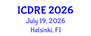 International Conference on Desalination and Renewable Energy (ICDRE) July 19, 2026 - Helsinki, Finland