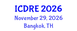 International Conference on Desalination and Renewable Energy (ICDRE) November 29, 2026 - Bangkok, Thailand