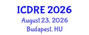 International Conference on Desalination and Renewable Energy (ICDRE) August 23, 2026 - Budapest, Hungary