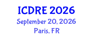 International Conference on Desalination and Renewable Energy (ICDRE) September 20, 2026 - Paris, France
