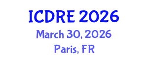 International Conference on Desalination and Renewable Energy (ICDRE) March 30, 2026 - Paris, France