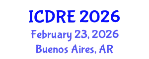 International Conference on Desalination and Renewable Energy (ICDRE) February 23, 2026 - Buenos Aires, Argentina