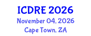 International Conference on Desalination and Renewable Energy (ICDRE) November 04, 2026 - Cape Town, South Africa