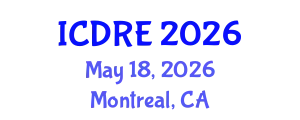 International Conference on Desalination and Renewable Energy (ICDRE) May 18, 2026 - Montreal, Canada