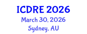 International Conference on Desalination and Renewable Energy (ICDRE) March 30, 2026 - Sydney, Australia