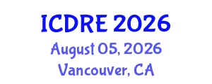 International Conference on Desalination and Renewable Energy (ICDRE) August 05, 2026 - Vancouver, Canada