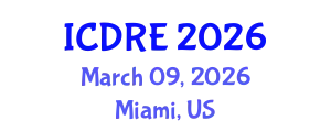 International Conference on Desalination and Renewable Energy (ICDRE) March 09, 2026 - Miami, United States