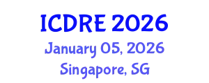 International Conference on Desalination and Renewable Energy (ICDRE) January 05, 2026 - Singapore, Singapore