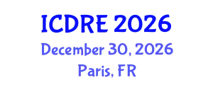 International Conference on Desalination and Renewable Energy (ICDRE) December 30, 2026 - Paris, France