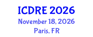 International Conference on Desalination and Renewable Energy (ICDRE) November 18, 2026 - Paris, France