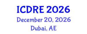 International Conference on Desalination and Renewable Energy (ICDRE) December 20, 2026 - Dubai, United Arab Emirates